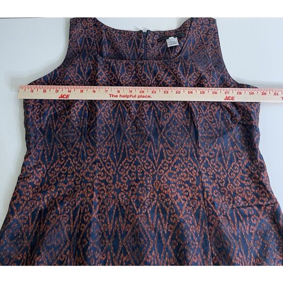 Peruvian Connection Sz 14 Ikat Print Sleeveless Sheath Dress Pima Cotton Summer - Picture 5 of 8